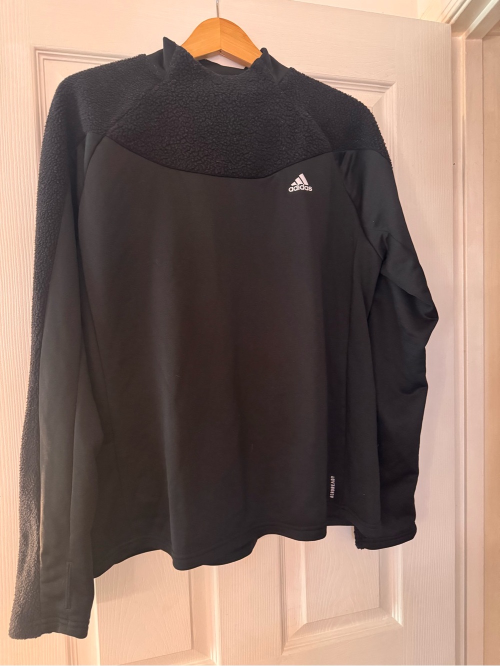 adidas Women’s Black Cowl Neck Pullover Sweater